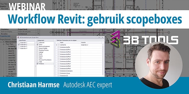 Optimaliseer uw workflow in Revit: gebruik Scope Boxes