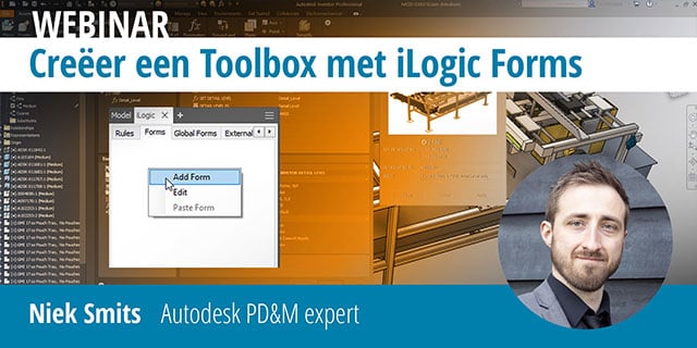 Creëer een Toolbox met iLogic Forms