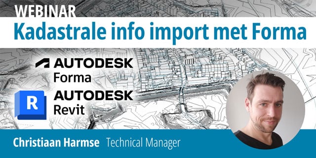 Kadastrale data importeren in Revit met Autodesk Forma